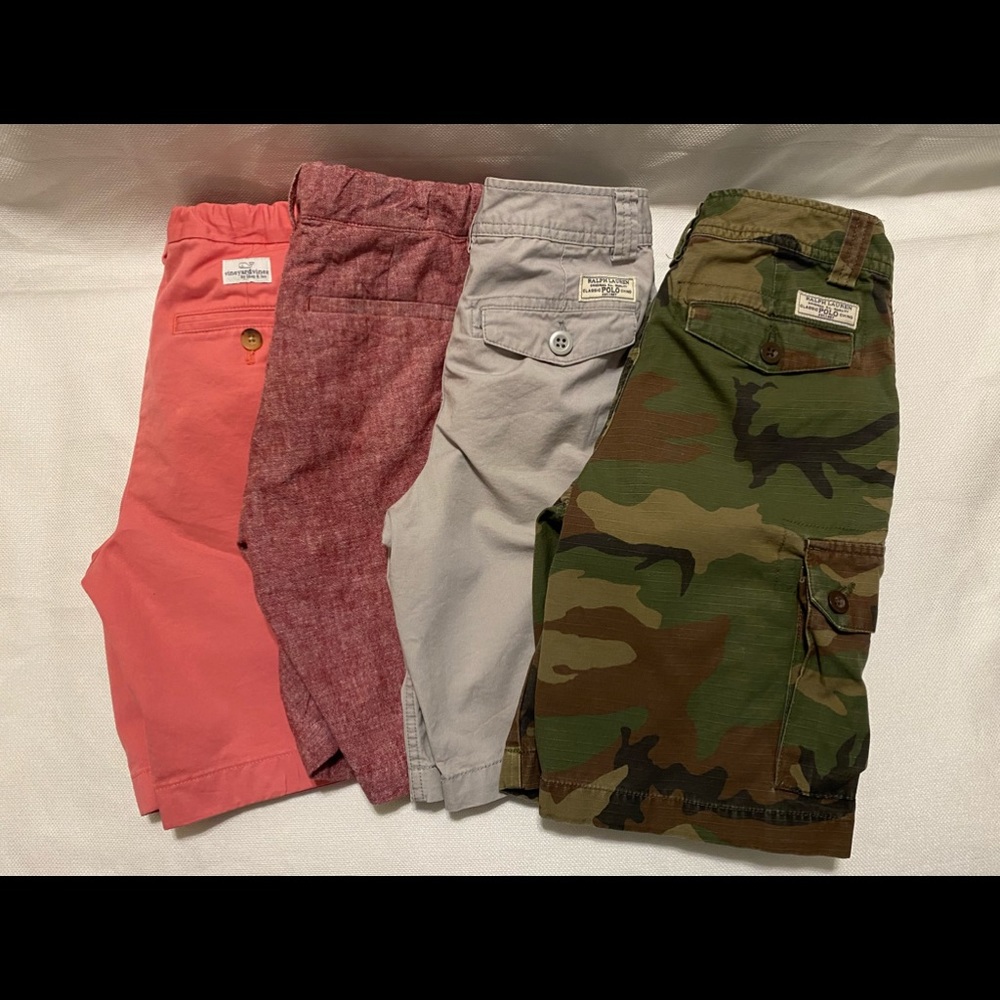 4 boys shorts size 10 &12